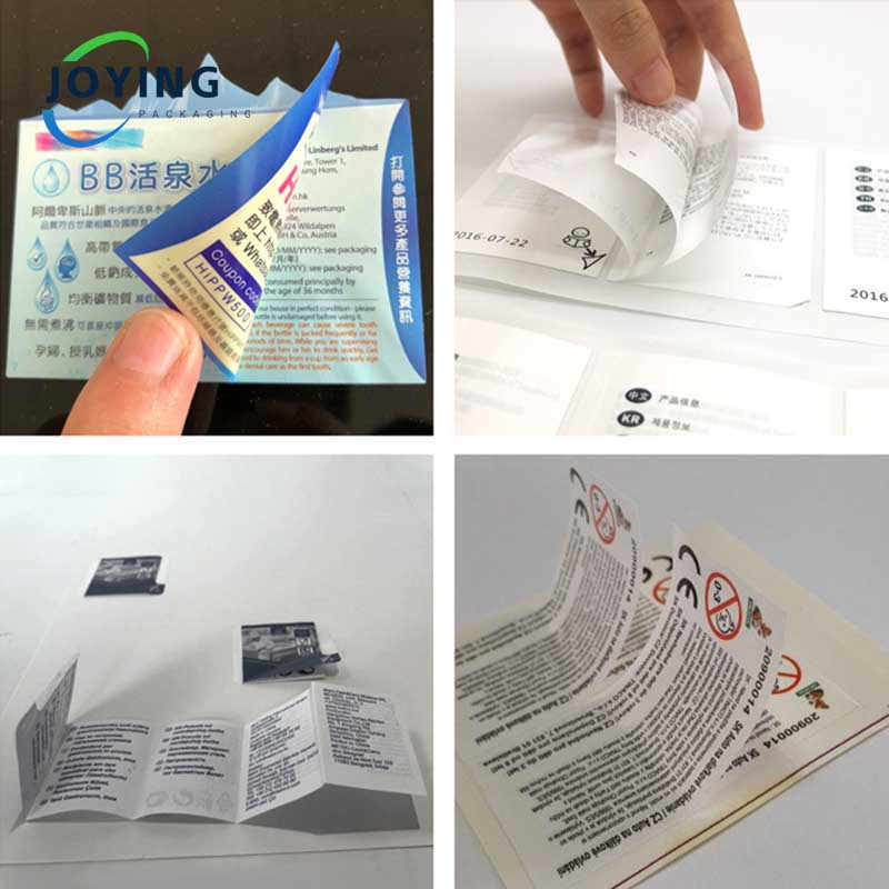 What Are the Application Scenarios of Paper Instruction Sticker?