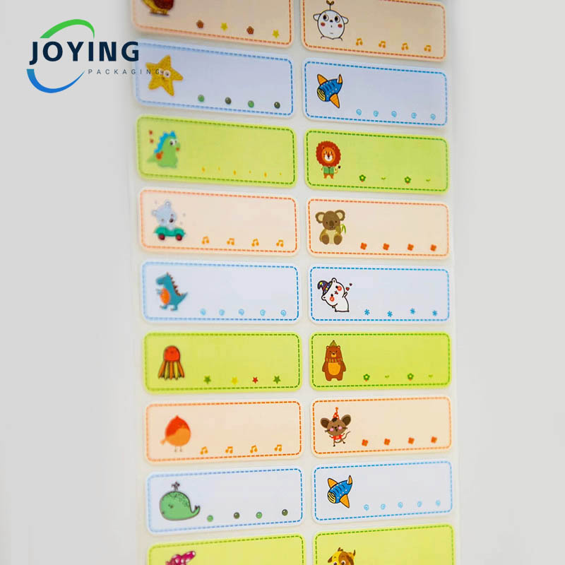 Children Cartoon Name Cloth Stickers